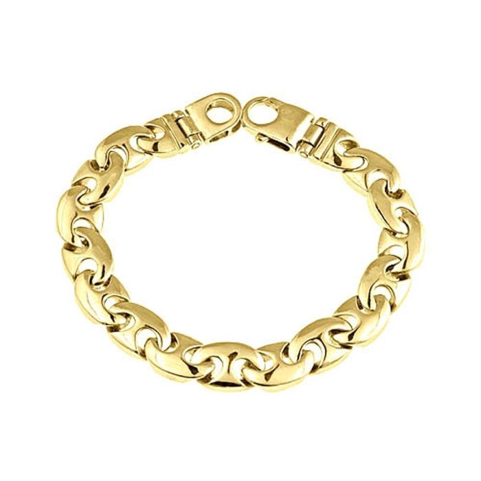 7.6mm Cable Chain Bracelet in 14K Gold - 7.5