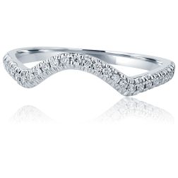 Diamond Wedding Enhancer Ring 18k White Gold (0.25 tcw)